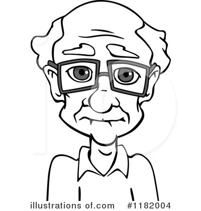 Old Man Clipart #1182004 by Vector Tradition SM