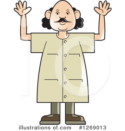 Royalty-Free (RF) Senior Man Clipart Illustration by Lal Perera - Stock Sample #1269013