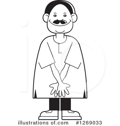 Royalty-Free (RF) Senior Man Clipart Illustration by Lal Perera - Stock Sample #1269033