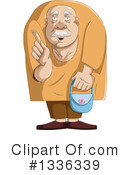 Senior Man Clipart #1336339 by Liron Peer