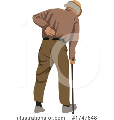 Senior Man Clipart #1747848 by dero