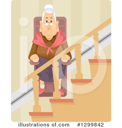 Royalty-Free (RF) Senior Woman Clipart Illustration by BNP Design Studio - Stock Sample #1299842