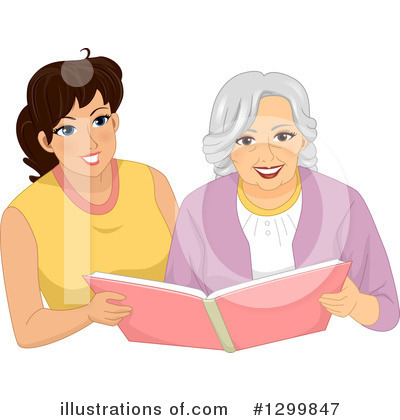 Royalty-Free (RF) Senior Woman Clipart Illustration by BNP Design Studio - Stock Sample #1299847