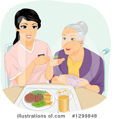Royalty-Free (RF) Senior Woman Clipart Illustration by BNP Design Studio - Stock Sample #1299848