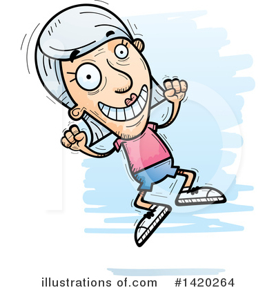 Royalty-Free (RF) Senior Woman Clipart Illustration by Cory Thoman - Stock Sample #1420264