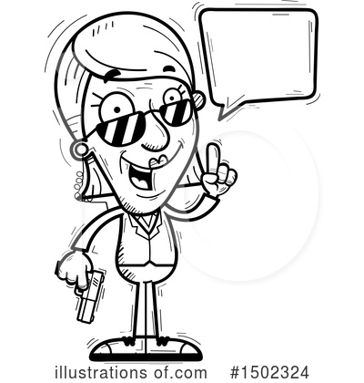 Royalty-Free (RF) Senior Woman Clipart Illustration by Cory Thoman - Stock Sample #1502324