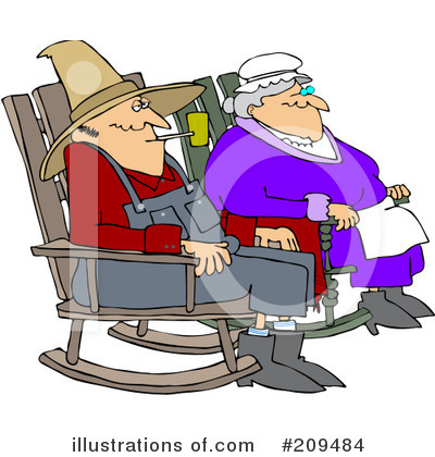 Royalty-Free (RF) Seniors Clipart Illustration by djart - Stock Sample #209484