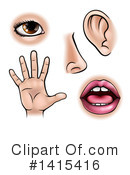 Senses Clipart #1415416 by AtStockIllustration