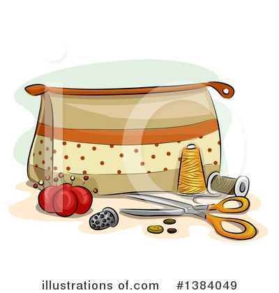 Royalty-Free (RF) Sewing Clipart Illustration by BNP Design Studio - Stock Sample #1384049