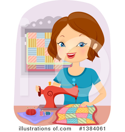 Quilting Clipart #1384061 by BNP Design Studio