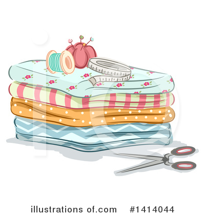 Royalty-Free (RF) Sewing Clipart Illustration by BNP Design Studio - Stock Sample #1414044