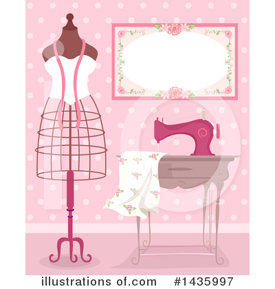 Royalty-Free (RF) Sewing Clipart Illustration by BNP Design Studio - Stock Sample #1435997