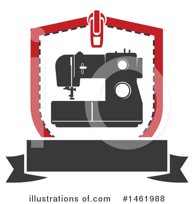 Royalty-Free (RF) Sewing Clipart Illustration by Vector Tradition SM - Stock Sample #1461988