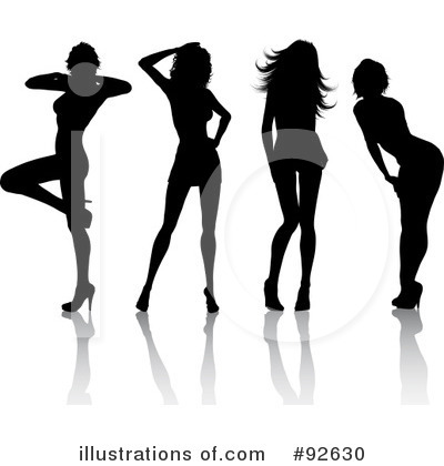 Royalty-Free (RF) Sexy Women Clipart Illustration by KJ Pargeter - Stock Sample #92630