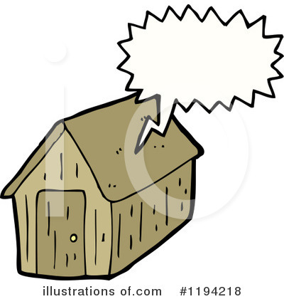 Royalty-Free (RF) Shack Clipart Illustration by lineartestpilot - Stock Sample #1194218