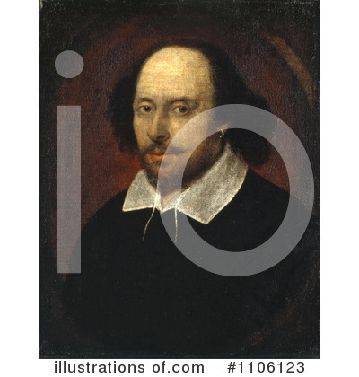 Royalty-Free (RF) Shakespeare Clipart Illustration by JVPD - Stock Sample #1106123