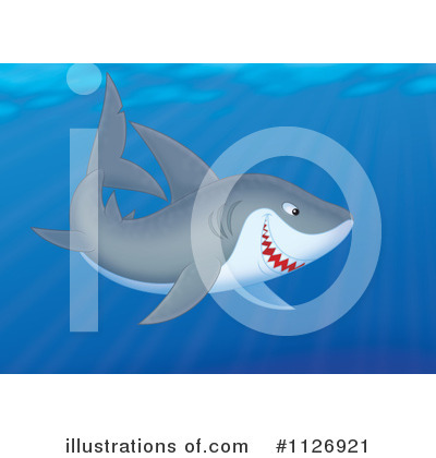 Royalty-Free (RF) Shark Clipart Illustration by Alex Bannykh - Stock Sample #1126921