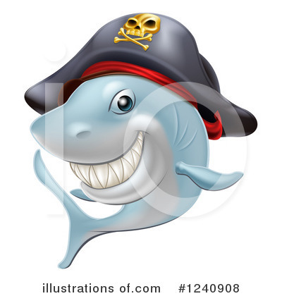 Shark Clipart #1240908 by AtStockIllustration