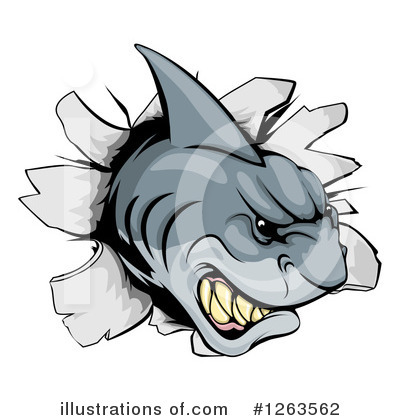 Shark Clipart #1263562 by AtStockIllustration