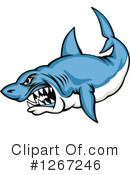 Shark Clipart #1267246 by Vector Tradition SM