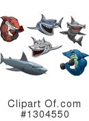 Shark Clipart #1304550 by Vector Tradition SM