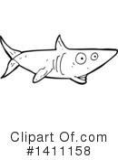Shark Clipart #1411158 by lineartestpilot