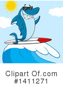 Shark Clipart #1411271 by Hit Toon