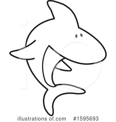 Shark Clipart #1595693 by Johnny Sajem