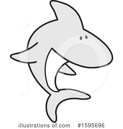 Royalty-Free (RF) Shark Clipart Illustration by Johnny Sajem - Stock Sample #1595696