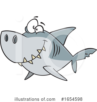 Shark Clipart #1654598 by toonaday