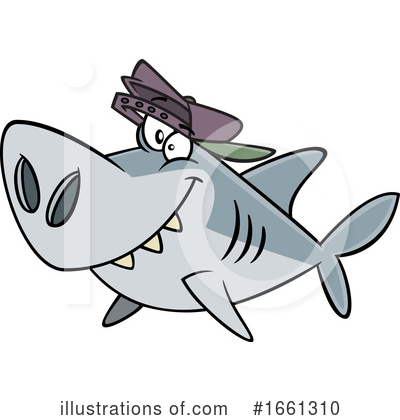 Shark Clipart #1661310 by toonaday