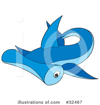 Royalty-Free (RF) Shark Clipart Illustration by Alex Bannykh - Stock Sample #32467