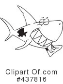 Shark Clipart #437816 by toonaday