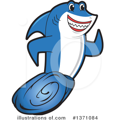 Shark Mascot Clipart #1371084 by Mascot Junction