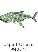 Sharks Clipart #43071 by Dennis Holmes Designs