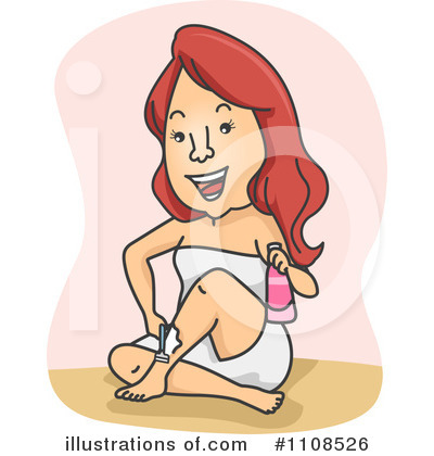 Royalty-Free (RF) Shaving Clipart Illustration by BNP Design Studio - Stock Sample #1108526