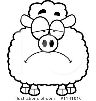 Royalty-Free (RF) Sheep Clipart Illustration by Cory Thoman - Stock Sample #1141010