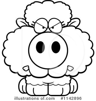 Royalty-Free (RF) Sheep Clipart Illustration by Cory Thoman - Stock Sample #1142896