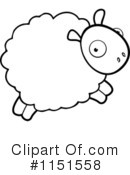 Sheep Clipart #1151558 by Cory Thoman