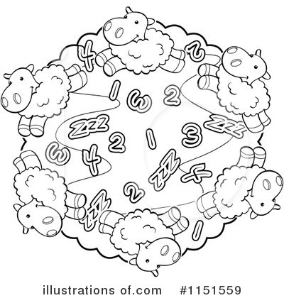 Royalty-Free (RF) Sheep Clipart Illustration by Cory Thoman - Stock Sample #1151559