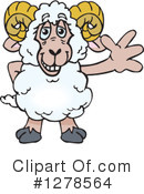 Sheep Clipart #1278564 by Dennis Holmes Designs
