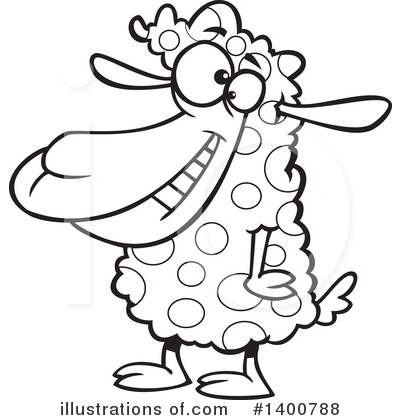Sheep Clipart #1400788 by toonaday