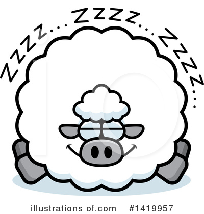 Royalty-Free (RF) Sheep Clipart Illustration by Cory Thoman - Stock Sample #1419957