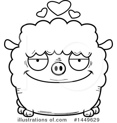 Royalty-Free (RF) Sheep Clipart Illustration by Cory Thoman - Stock Sample #1449629