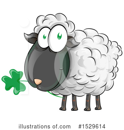 Royalty-Free (RF) Sheep Clipart Illustration by Domenico Condello - Stock Sample #1529614