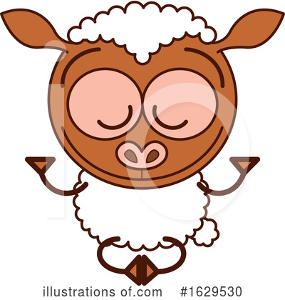 Royalty-Free (RF) Sheep Clipart Illustration by Zooco - Stock Sample #1629530