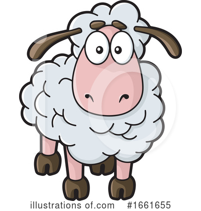 Royalty-Free (RF) Sheep Clipart Illustration by Any Vector - Stock Sample #1661655