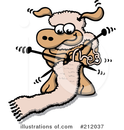 Royalty-Free (RF) Sheep Clipart Illustration by Zooco - Stock Sample #212037