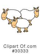 Sheep Clipart #30333 by LaffToon