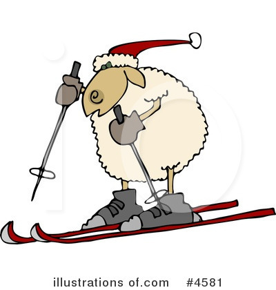 Royalty-Free (RF) Sheep Clipart Illustration by djart - Stock Sample #4581